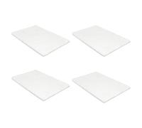 Esponja de lana de cerámica con aislamiento de fibra para chimenea portátil de mesa para prolongar el tiempo de combustión, 12 x 8 pulgadas, mejoras de bioetanol
