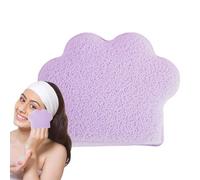 Esponja de limpieza facial, maquillaje esponjas para la limpieza de la cara | Toallas de eliminación cosmética manual de fregado agrandado para viajar par