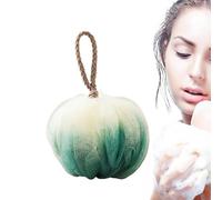 Esponja de lufa grande para ducha, esponja de lufa de cuerpo grande, esponja de baño exfoliante súper , bola de baño espumosa de doble uso para viajes, hogar, hotel