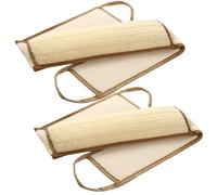 Esponja de lufa natural exfoliante corporal (paquete de 2), exfoliante de lufa para ducha, limpieza profunda de la espalda y revitaliza tu piel, para hombres y mujeres