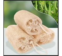 Esponja de lufa natural para lavar platos, 100 % fibras vegetales, frutas y verduras, esponja exfoliante corporal