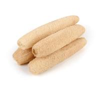 Esponja de luffa para la ducha, grande, orgánica, luffa, esponja exfoliante para el baño diario, luffa, esponjas, bienestar, belleza, 4 unidades