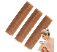 Esponja de malla africana para la ducha | Paño de malla africana para la ducha, estropajos, 3 unidades de esponjas de baño para eliminar la piel muerta para hombres y mujeres