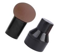 Esponja de maquillaje con forma de hongo, suave y altamente elástica, ideal para uso húmedo o seco, compatible con BB cream, corrector, polvos sueltos y selladores, color café