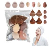 Esponja de maquillaje facial, esponja de mezcla de maquillaje | Esponja de base para mezcla de maquillaje,Herramientas de maquillaje de soplo de polvo de mezclador de maquillaje para mela