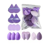 Esponja de maquillaje facial, mezcla de maquillaje, base de maquillaje, esponja de belleza para base líquida, corrector, polvo, protector solar y crema