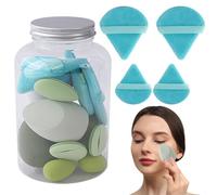 Esponja de maquillaje versátil y esponja de belleza, esponjas de maquillaje, juego de 14 esponjas de maquillaje, uso húmedo y seco para cumpleaños, Año Nuevo, esponjas de belleza, la mejor esponja de