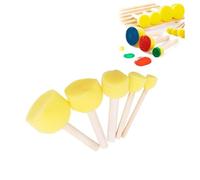 Esponja de Pintura Cepillo,20 Piezas Esponja Cepillo Conjunto de Herramientas Pinceles de Esponja Redondos Reutilizable Cepillo de Espuma Esponjas A Granel Traje De Esponja Cepillo