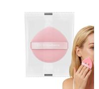 Esponja de polvo fijador, almohadillas de maquillaje facial de terciopelo, aplicador de polvo cosmético, mezcla y uniforme para mujeres y mujeres, rutina diaria, lugar de trabajo, eventos