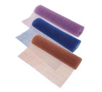 Esponja de Red Africana Exfoliante de Cuerpo, Nylon, 3 Piezas