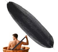 Esponja De Red frotador dorsal de tela con cordón, para cuidado corporal,