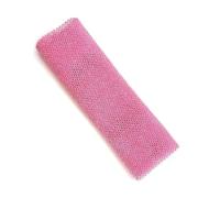Esponja De Red Neto largo baño exfoliante corporal largo neto ducha exfoliante corporal frotador de espalda piel más suave belleza baño cutáneo lavado(Pink1)