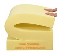 Esponja de Repuesto para Sofá,Tamaño Personalizado, Goma Espuma Poliuretano, Densidad 35 kg/m3, Corte, para tapizar, sofás, Cojines, Colchones, Sillas, 1 pieza (Espesor 3cm-50x50cm)