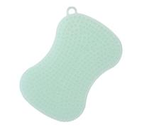 Esponja De Silicona Para Platos - Esponja Multiusos Para Lavavajillas De 5,39 X 3,54 Pulgadas Con Cepillo De Silicona, Diseño De Orificio, Esponjas De Cocina De Secado Rápido, Estropajo De Cocina Para