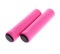 Esponja de silicona suave para manillar de bicicleta para barras de 22,2 mm, cómodas cubiertas antideslizantes para manos de bicicleta con absorción de golpes, fácil instalación húmeda, 130 mm de