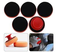 Esponja Detallado Auto 90x50mm Esponja Detallado Auto 90x50mm | 5 unidades esponja, mango ergonómico, distribución homogénea, ideal para cera y pulimento, para fácil limpieza