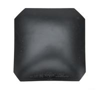 Esponja dura de goma de tenis de mesa de 2.0-2.2 mm Fast Attack Reverse Pips-In Hoja para reemplazo de raqueta de ping pong, color rojo o negro al azar (negro)
