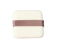 Esponja en polvo cuadrada de doble cara flocado herramientas maquillaje suaves 2 piezas adecuadas for base líquida crema Conc