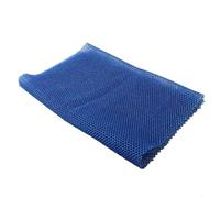 Esponja exfoliante africana para piel suave, drenaje linfático, ducha, malla de nailon, color morado, 25.5 pulgadas (azul 2)