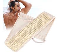 Esponja Exfoliante de Lufa, Manija larga Ducha de baño Masaje Depurador, Cuidado de la piel corporal, Área de contacto grande para eliminar Esponja para el acné de piel muerta para hombres y mujeres