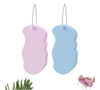 Esponja exfoliante mágica, 2/4 esponjas exfoliantes ultrasuaves para cuerpo, Magic ExfoliatingBody Scrubber Bath Sponges for Shower Dead Skin Remover Resuable (2 unidades A)