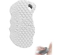 Esponja exfoliante mágica para el baño, respetuosa con la piel y reutilizable, esponja exfoliante 3D supersuave, elimina la piel muerta para todo tipo de pieles (Blanco)