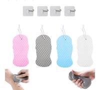 Esponja exfoliante mágica supersuave para el baño, esponja exfoliante suave 3D para el baño, reutilizable, exfoliante, esponja para eliminar la piel muerta para el baño y la ducha (Mix)