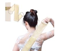 Esponja exfoliante natural de lufa para ducha (1 paquete), esponja exfoliante hecha de lufa orgánica para hombres y mujeres