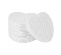Esponja facial en forma de corazón - 50 esponjas faciales en forma de corazón | Esponja de spa cosmética natural, esponja facial en forma de corazón para eliminar el maquillaje, limpieza facial