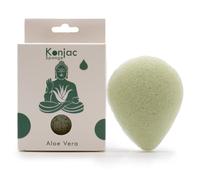 Esponja Konjac Aloe Vera - limpieza facial - Cosmética Coreana - Cicatrizante