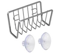 Esponja - Hierro Y Acero Inoxidable 11x6x6 Cm | Rejilla Para Paños De Cocina Sin Taladros | Soporte De Almacenamiento Montado En La Pared Para Organización Del Fregadero De La Cocina, Para Guardar Esp