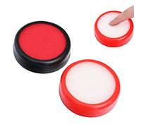 Esponja Humectante Dedos, Esponja Plástico Redondos Dedos, Esponja de Mojado de Dedo, Humidificador Dedos, 2 piezas, Papel de Cálculo, para uso Doméstico, Oficina, Retiro Bancario, Sin Humedad