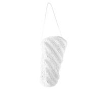 Esponja Konjac, Esponja para bebé para Bañarse Esponjas Corporales para Ducha Tipo de Onda Larga Cuerpo de Gran Tamaño Lavado Konjac Flutter Facial Esponjas para el (Blanco largo