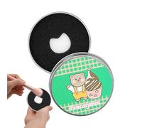 Esponja limpiadora de brochas de sombra de ojos | Esponja para eliminar el color de sombra de ojos o rubor, limpiador de brochas de maquillaje portátil para eliminar el tiempo de secado