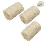 Esponja Loofah Natural - Paquete de 3 Limpiadores de Ducha para el Cuerpo | 10 cm Natural Real Egipto Ducha Loofah Esponja Cuerpo Depurador para Cuidado diario de spa