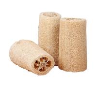 Esponja Lufa Natural Orgánica,Esponja Lufa Natural Exfoliante Para Cuerpo,100% Todo Natural Luffa Limpieza Para El Cuidado Profundo Piel Baño Ducha Hombres Mujeres (Color : Beige, Size : 10cm)