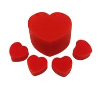 Esponja Magic Prop - Kit de Bola mágica Suave y Ligera para Magos | Accesorio en Forma de corazón, Accesorio de Rendimiento para Adultos, Adolescentes y Estudiantes