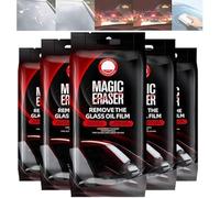 Esponja mágica de limpieza para cristal de coche, 5 unidades, resistente a los arañazos, elimina la lluvia y el vaho de la película de aceite para parabrisas de coche, se aplica a todos los vehículos