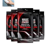 Esponja mágica para limpiar cristales de coche, cepillo para eliminar la película de aceite del parabrisas sin rayar, limpiador de cristales de coche para una visión clara (5PCS)