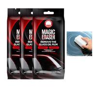Esponja mágica para Limpiar Cristales de Coche, eliminador de película de Aceite para Ventanas y Parabrisas de Coche, esponjas para Limpiar Ventanas sin rayar, para Cualquier Coche (3pcs)