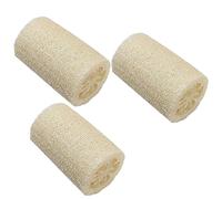 Esponja natural de lufa, paquete de 3 esponjas naturales de belleza de spa, esponja de lufa egipcia natural, esponja de lufa para limpiar el cuerpo, red de lavado corporal para eliminar pieles muertas