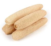 Esponja natural for ducha de baño SpongeLOBO Esponjas de lufa de ducha natural Esponja exfoliante de lufa orgánica entera grande for el baño diario Esponjas de fregado de lufa SPA Belleza - 4 PCS