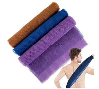 Esponja neta africana 3pcs ahorrador de mano de obra larga ensanchar african neta malla plegable esponja exfoliante para hombres mujeres sin cuerda manual