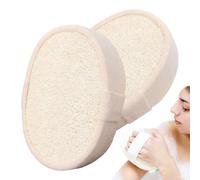 Esponja para - 2 piezas de esponja vegetal | Esponja suave para baño | Depurador de baño para piernas | Accesorios de baño para el cuidado de la piel, cuello, espalda, pecho, brazos y cuerpo