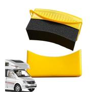 Esponja para Brillo de neumáticos, Almohadillas aplicadoras de neumáticos de Coche - Esponja Brillante para Ruedas de Coche con Tapa,Brillo para Ruedas de, toallita con para, almohadi
