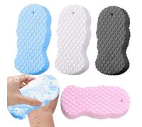 Esponja Para Ducha | Exfoliador Corporal Para Baño | Artículos De Higiene Diaria 4 Unidades Para Toda La Familia Y Amigos Uso Personal Set De Regalo