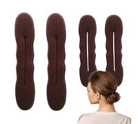 Esponja para el cabello - 8,86x1,77x0,39 pulgadas Cojín de esponja Donut Bun | Máquina de de espuma Portabler citas, viajes, baile, bodas, reuniones de fam