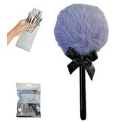 Esponja para polvo de viaje, herramienta de maquillaje con mango de, aplicador de polvo para niñas, piel sensible, cara, trabajo, profesional, hogar, viajes, uso diario, citas, hogar