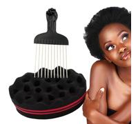 Esponja Para Twist Capilar | Esponja Para Cabello Masculino,Peine Formador De Ondas Para Mantenimiento De Rastas, Estilos De Peluquería, Salón De Barbería Y Uso Doméstico