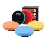 Esponja Pulir para Coche, Esponja pulir Coche, 5Pcs 150mm Hex Logic Kit de Esponja de Pulido Kit Esponjas de Pulido Esponjas de Cera para, Máquina Pulidora -AXFLPS6PLUS